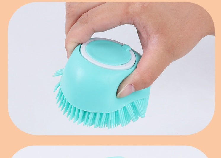 Handheld Silicone Dog Bath Brush - Cutezy