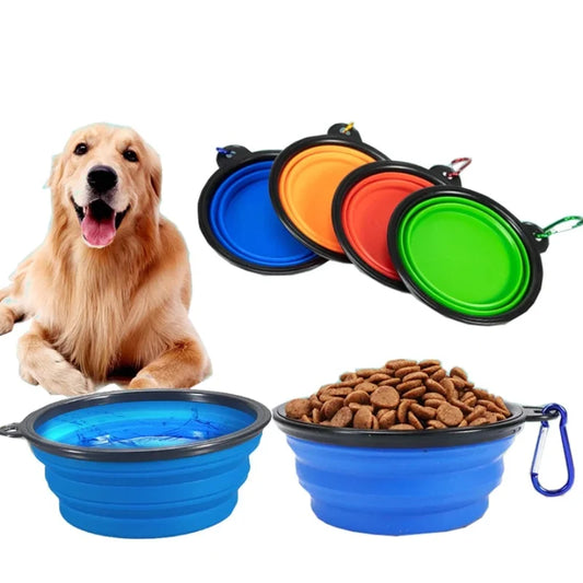 Pet Folding Bowl With Keychain - Cutezy